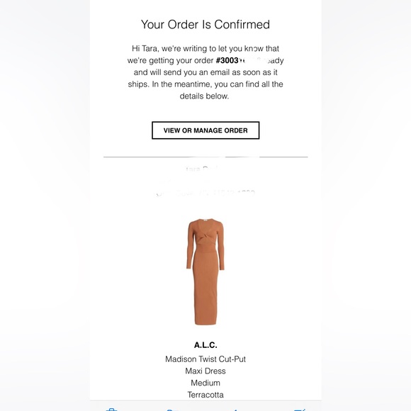 A.L.C. Madison Twist Cut-Out Maxi Dress Never worn - Picture 7 of 7